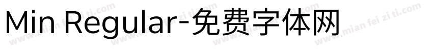Min Regular字体转换